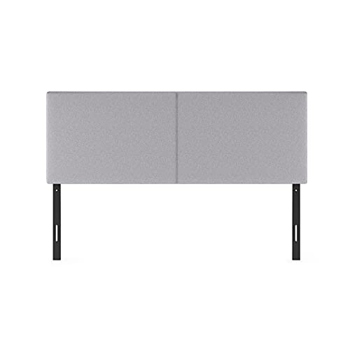Furinno Roanne Upholstered Headboard, Queen, Glacier - color: Glacier, style: Queen-Plain