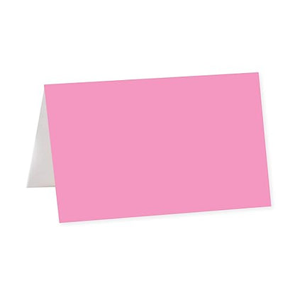 Andaz Printable Place Cards, Pink 20-Pack for Wedding, Graduation, Table Settings - color: Blank Pink