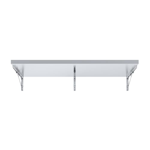 AmGood Stainless Steel Folding Wall Shelf 18 in. x 48 in. | NSF | Concession Stand, Food Truck, Kitchen, Restaurant, Garage, Laundry, Utility Room - size: 48" Long X 18" Deep