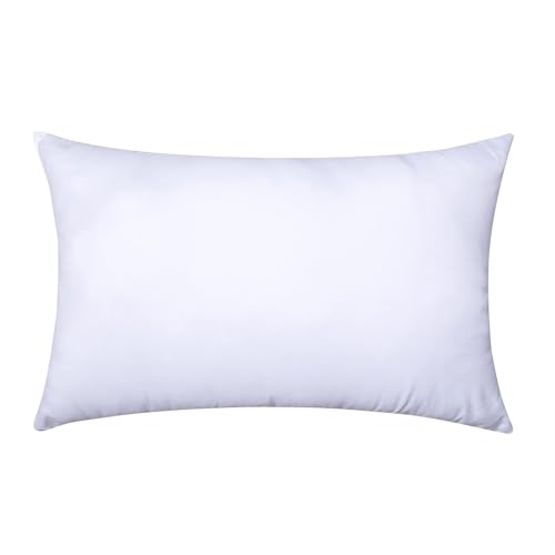 MIULEE 14x26 Inch Throw Pillow Insert for Couch Sofa Bed | Premium Virgin Filling, Soft Brushed Fabric, Rectangle Decorative Pillow, Lumbar Back and Neck Support - size: 14x26 Inch