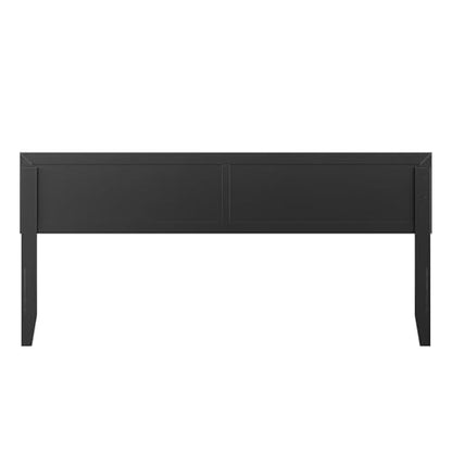 AFI, Sophia Adjustable Modern King Wood Headboard, Black - color: Black, size: King (U.S. Standard)