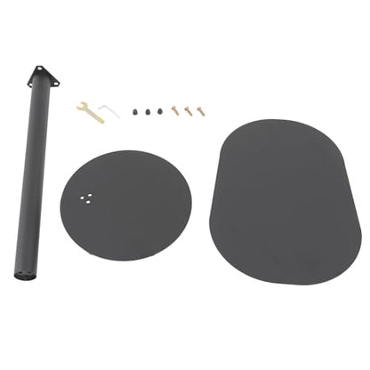 Modern C-Shaped End Table, Small Sofa Side Table Metal Side Table for Couch and Bed Snack Table Tray Table for Living Room Bedroom - color: Black