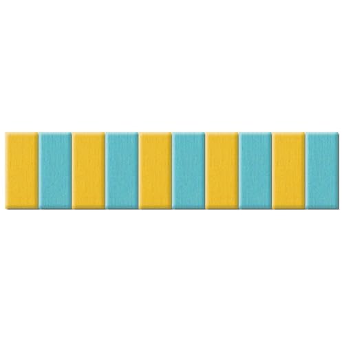Wall Padding Kids with, Upholstered Wall Mounted Headboard, Queen Headboard, Wall Panels Peel and Stick Headboard, Nursery Decor Wall Padded(Blue+Yellow,200x50cm) - color: Blue+yellow, size: 200x50cm