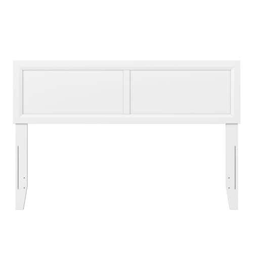 AFI, Sophia Adjustable Modern Full Wood Headboard, White - color: White, size: Full