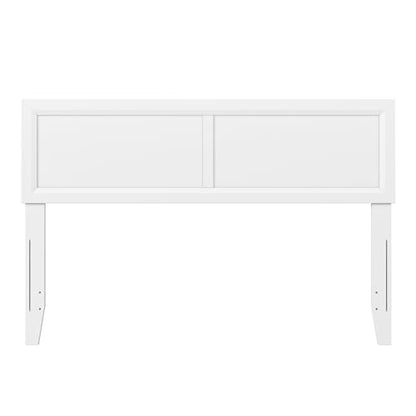 AFI, Sophia Adjustable Modern Full Wood Headboard, White - color: White, size: Full