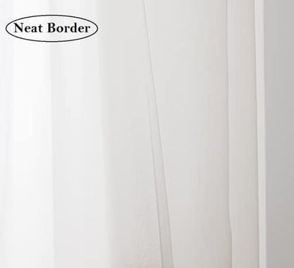 PI Beige Sheer Tier Curtains 36 Inches Length with Ring Top,Small Polyester Café Curtains See Through Translucent Voile for Kitchen/Bathroom/Farmhouse/Basement 2 Panels(Beige,W42XL36) - color: Beige, size: 42"W x 36"L (Pack of 2)