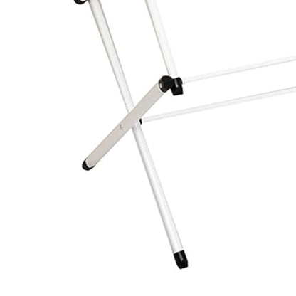 Honey-Can-Do 3-Tier Oversized Clothes Drying Rack, 31" Wide, No Assembly | Oversized 31" x 42" rack with 26 ft of drying space for bedding and large loads. Sturdy metal frame folds flat fast. - color: White, size: 31" W