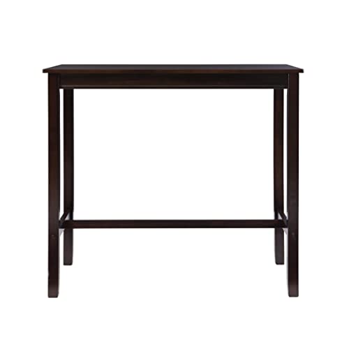 Linon Claridge Walnut 42 inch Height Bar Table - color: Walnut, size: Bar Height