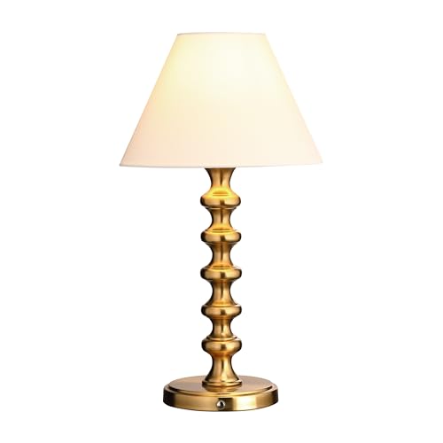 O'Bright Ember Rechargeable Table Lamp (Antique Brass_Baluster) - color: Antique Brass_Baluster