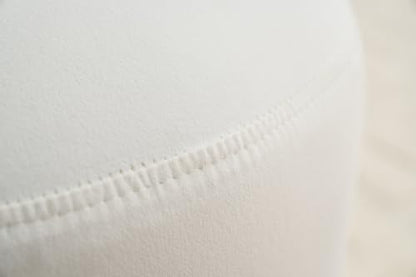 Penau Swivel Barrel Chair, Cream Velvet, Round Accent Seat | Velvet Upholstery, 360 Degree Swivel, Foam Cushion, Compact Indoor Seating, Dining Or Vanity Use