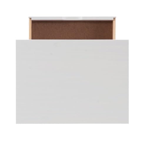 Linon Callie Multipurpose Six Drawer Dresser Wide Wood Rolling File Cabinet Storage Cart in White Wash