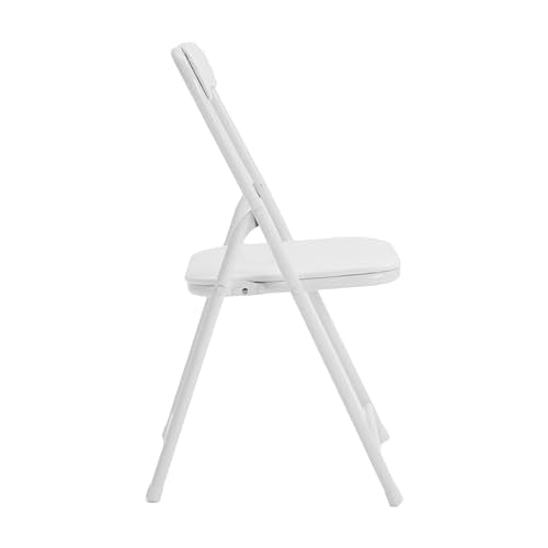 Flash Furniture Mindy Kids 5-Piece Folding Table and Chair Set, White | Daycare and Classroom, Children's Activity Table, Portable - color: White, size: 5 Piece Set