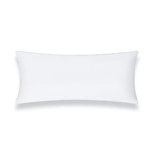 Hofdeco Water Resistant Synthetic Down Alternative Long Lumbar Pillow Insert Sham Stuffer, Rectangle Form, 13"x27" - color: 13"x27", size: 13"x27"