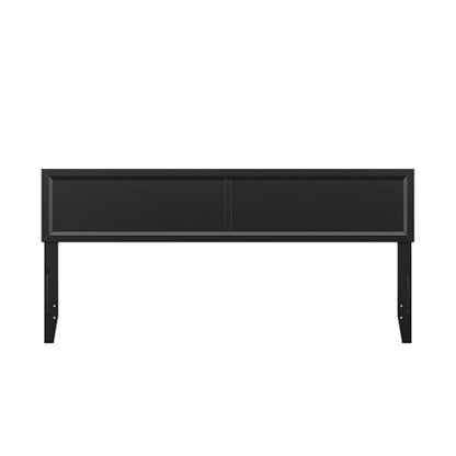 AFI, Sophia Adjustable Modern King Wood Headboard, Black - color: Black, size: King (U.S. Standard)