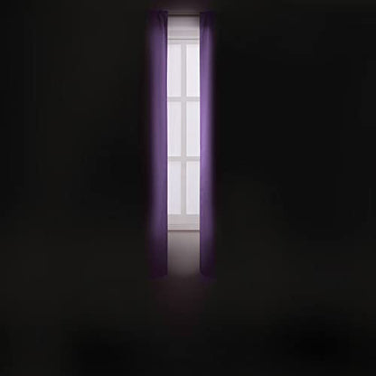 Purple Blackout Curtains/42 x 63 Inch/Set of 2 Panels Room Darkening Curtains for Bedroom - color: Purple, size: 42"W x 63"L (Pack of 2)
