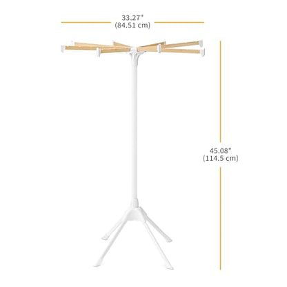 Whitmor Folding Drying Rack, White - color: White