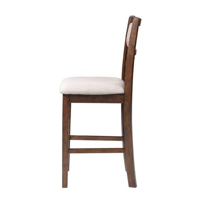New Classic Furniture Gia 3-Piece Drop Leaf Counter Table Set with 2 Chairs, 42-Inch, Cherry - color: Cherry, size: Counter Set