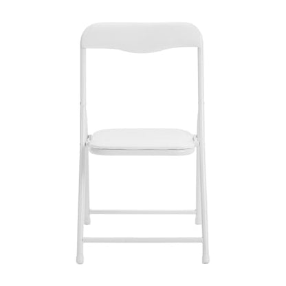 Flash Furniture Mindy Kids 5-Piece Folding Table and Chair Set, White | Daycare and Classroom, Children's Activity Table, Portable - color: White, size: 5 Piece Set