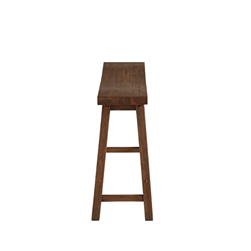 Boraam Sonoma Bench, 9"D x 33"W x 24"H, Chestnut - color: Chestnut