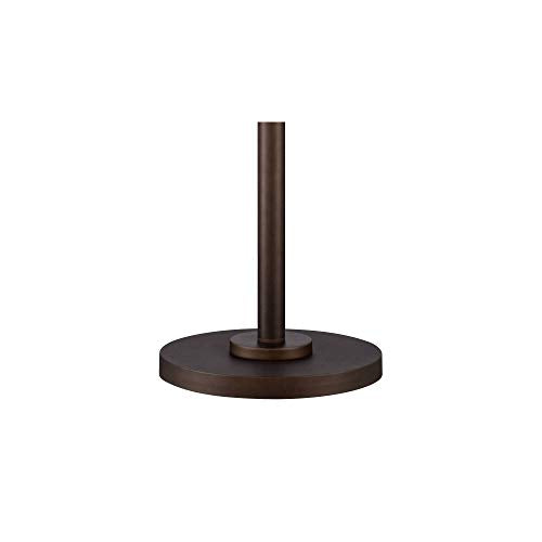 Meridian Light Blaster 72" Tall Bronze 4-Light Torchiere Floor Lamp | Modern Oiled Rubbed Frosted Glass Shade CFL Bulbs for Living Room Reading House Bedroom Home Office - color: Bronze