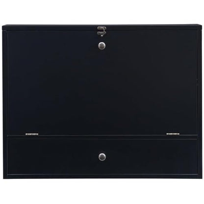 SEI Furniture Wall Mount Laptop Desk - Universal Style, Black