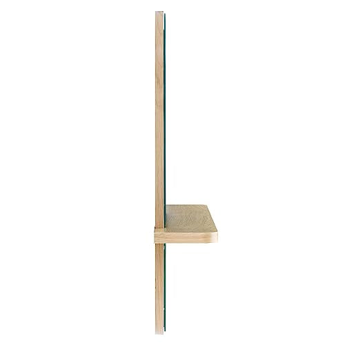 Modway EEI-6349-OAK Solstice Mirror, Oak - color: Oak