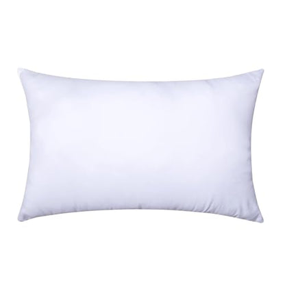 MIULEE 14x20 Inch Throw Pillow Insert for Couch Sofa Bed | Premium Virgin Filling, Soft Brushed Fabric, Rectangle Decorative Pillow, Lumbar Back and Neck Support - size: 14x20 Inch