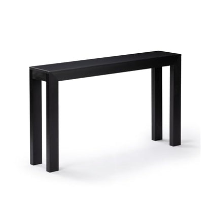 Plank+Beam Modern Console Table, 56 Inch, Black | Non-Toxic Finishes, Versatile Design, Modern Design, Easy Assembly, Modern Style, Quick Setup, Solid Wood - color: Black, size: 56 Inch