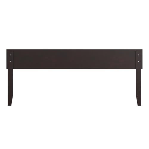 AFI, Orlando King Adjustable Modern Solid Wood Panel Headboard, Espresso - color: Espresso, size: King (U.S. Standard)
