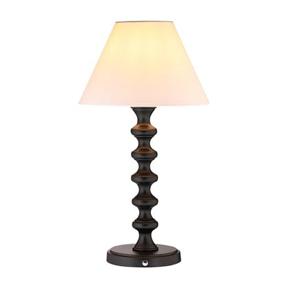 O'Bright Ember Rechargeable Table Lamp (Black_Baluster) - color: Black_Baluster