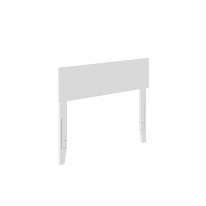AFI, Orlando Twin Adjustable Modern Solid Wood Panel Headboard, White - color: White, size: Twin