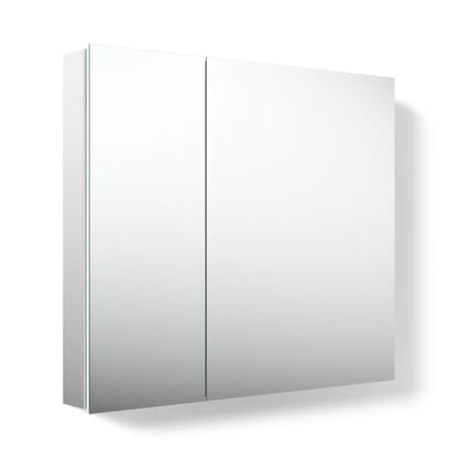 Kohler 55064-NA Embark Slim Medicine Cabinet Mirror, Adjustable Shelves with Mirrored Doors, 30 in. W x 26 in. H - size: 30 in. x 26 in., style: Flat Edge