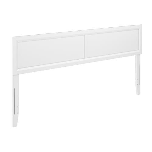AFI, Sophia Adjustable Modern King Wood Headboard, White - color: White, size: King (U.S. Standard)