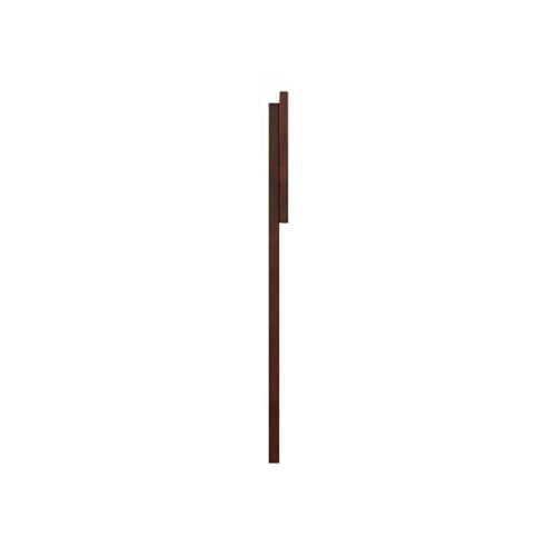 AFI, Orlando King Adjustable Modern Solid Wood Panel Headboard, Walnut - color: Walnut, size: King (U.S. Standard)