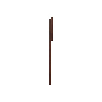 AFI, Orlando King Adjustable Modern Solid Wood Panel Headboard, Walnut - color: Walnut, size: King (U.S. Standard)