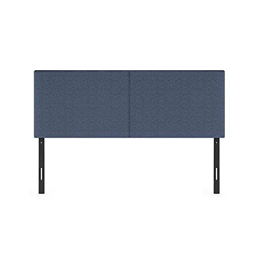 Furinno Roanne Upholstered Headboard, Queen, Denim - color: Denim, style: Queen-Plain