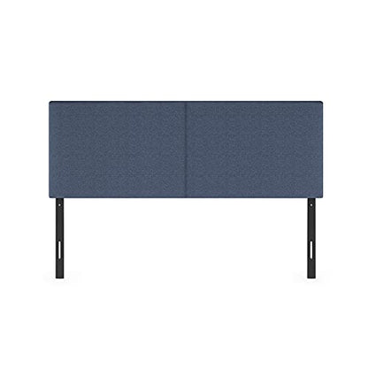 Furinno Roanne Upholstered Headboard, Queen, Denim - color: Denim, style: Queen-Plain