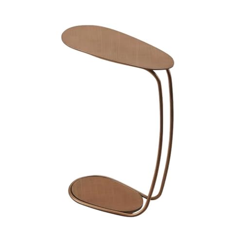 Couch Side Table Creative C-Shaped Mini Coffee Table Extremely Narrow Sofa Metal High-end Small Side Narrow End