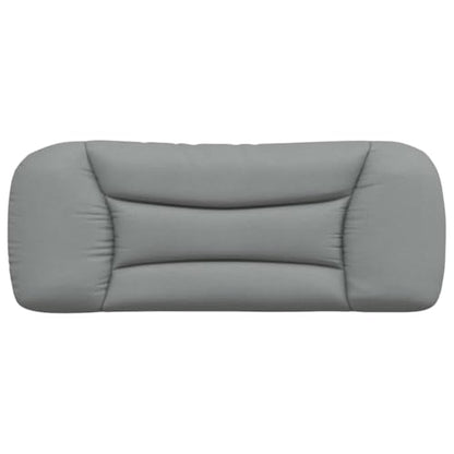 Wall Mounted Headboard Cushion, Rectangular Upholstered Reading Pillow with Adjustable Height for Bedroom Bed Back Support, Light Gray Textured Fabric - color: Light Gray