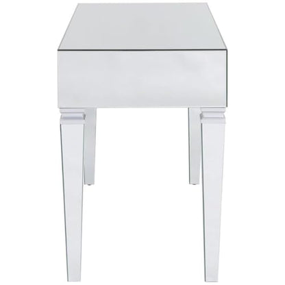 SEI FURNITURE Darien Mirrored Desk, Silver