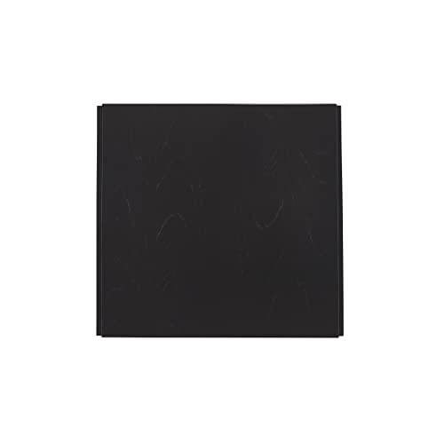 Linon Torino Black Wood 30" Square Drop Leaf Table - 30" X 48" Fully Extended - color: Black