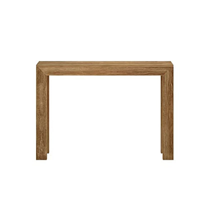 Plank+Beam Modern Console Table, 46 Inch, Pecan | Non-Toxic Finishes, Versatile Design, Modern Design, Easy Assembly, Modern Style, Quick Setup, Solid Wood - color: Pecan, size: 46 Inch