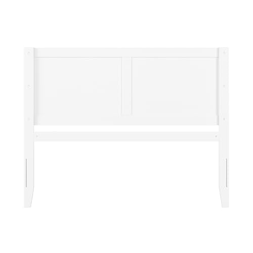 AFI, Canyon Queen Solid Wood Rustic Farmhouse Headboard, White - color: White, size: Queen (U.S. Standard)