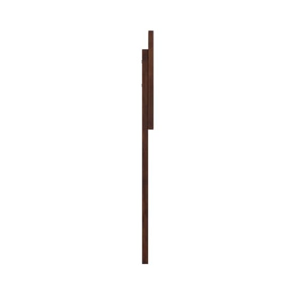 AFI, Sophia Adjustable Modern Twin Wood Headboard, Walnut - color: Walnut, size: Twin