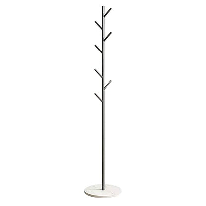 Black Metal Coat Rack Freestanding, 67" Tree Coat Stand, Sturdy Entryway Hall Tree for Coats, Hats, Bags - color: A5