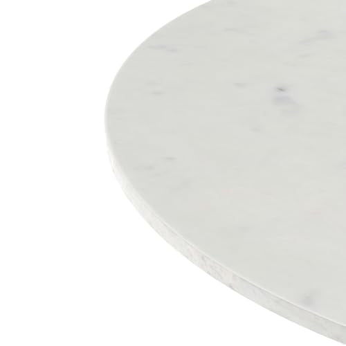 SIMPLIHOME Whitley 72" Wide Solid Mango Wood Dining Table in Black - color: White Marble/Antique Silver