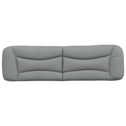Wall Mounted Headboard Cushion, King Size Bed Backrest Pillow for Reading and TV, Wavy Striped Fabric Upholstered Wall Panel, Light Grey, 80 Inch - color: Light Gray 4