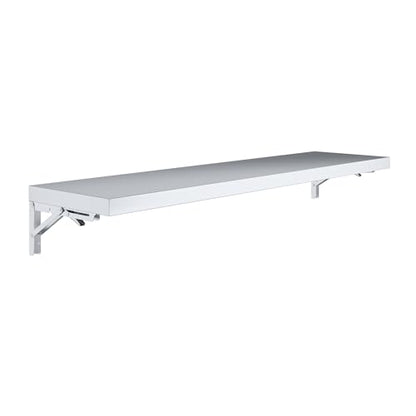 AmGood Stainless Steel Folding Wall Shelf 12 in. x 48 in. | NSF | Concession Stand, Food Truck, Kitchen, Restaurant, Garage, Laundry, Utility Room - size: 48" Long X 12" Deep