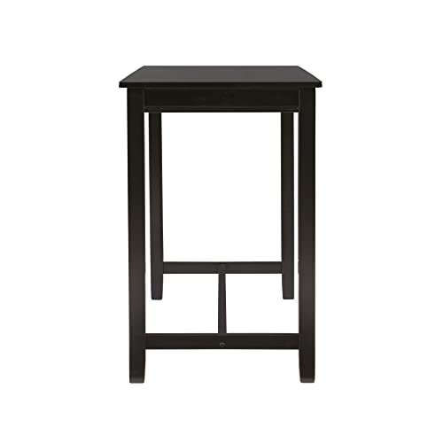Linon Claridge Black 36 inch Height Bar Table - color: Black, size: Counter Height
