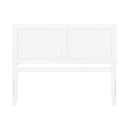 AFI, Canyon Queen Solid Wood Rustic Farmhouse Headboard, White - color: White, size: Queen (U.S. Standard)